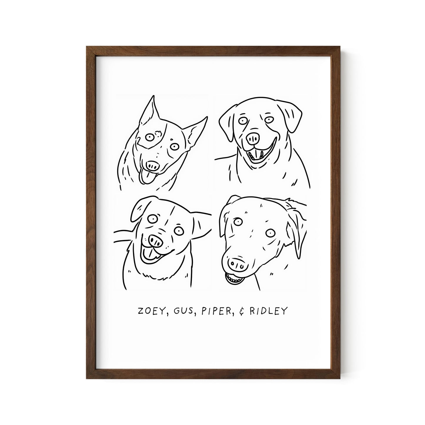 Ugly Pet Portrait Print