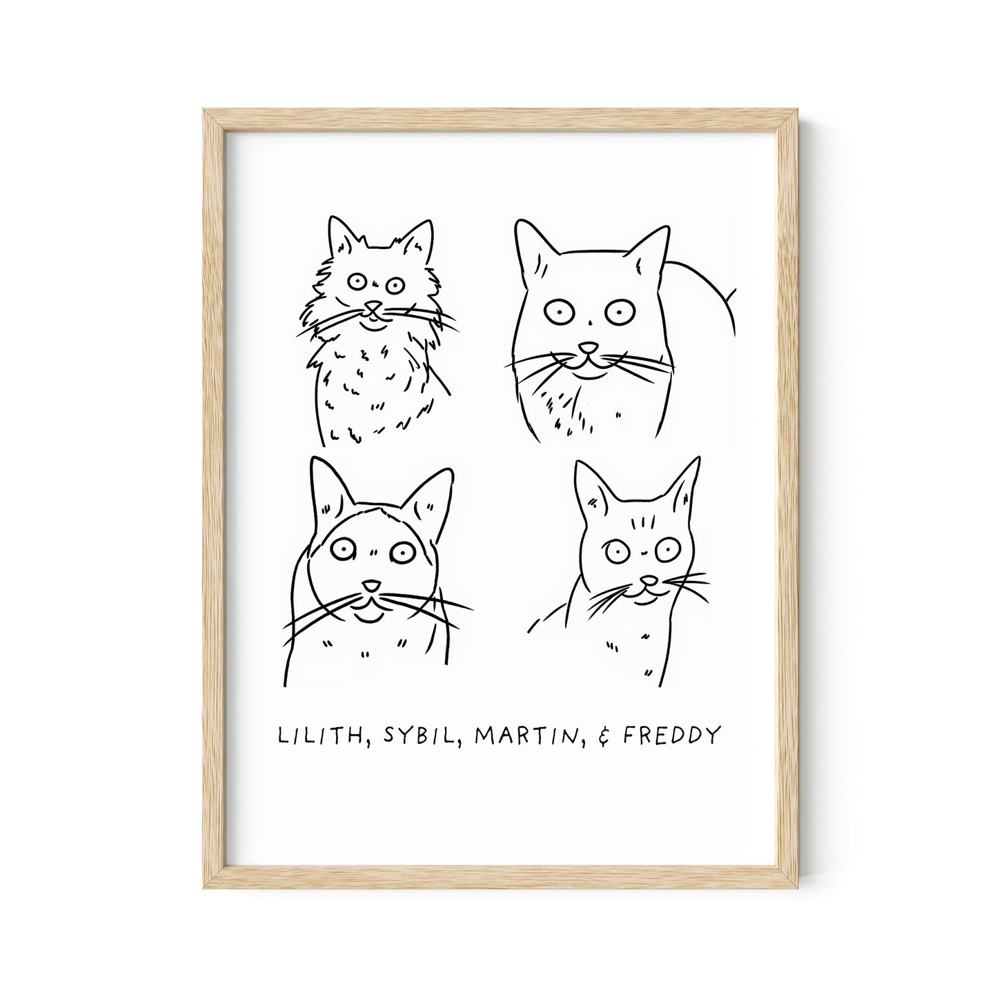 Ugly Pet Portrait Print