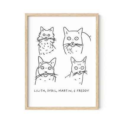 Ugly Pet Portrait Print