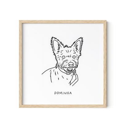 Ugly Pet Portrait Print