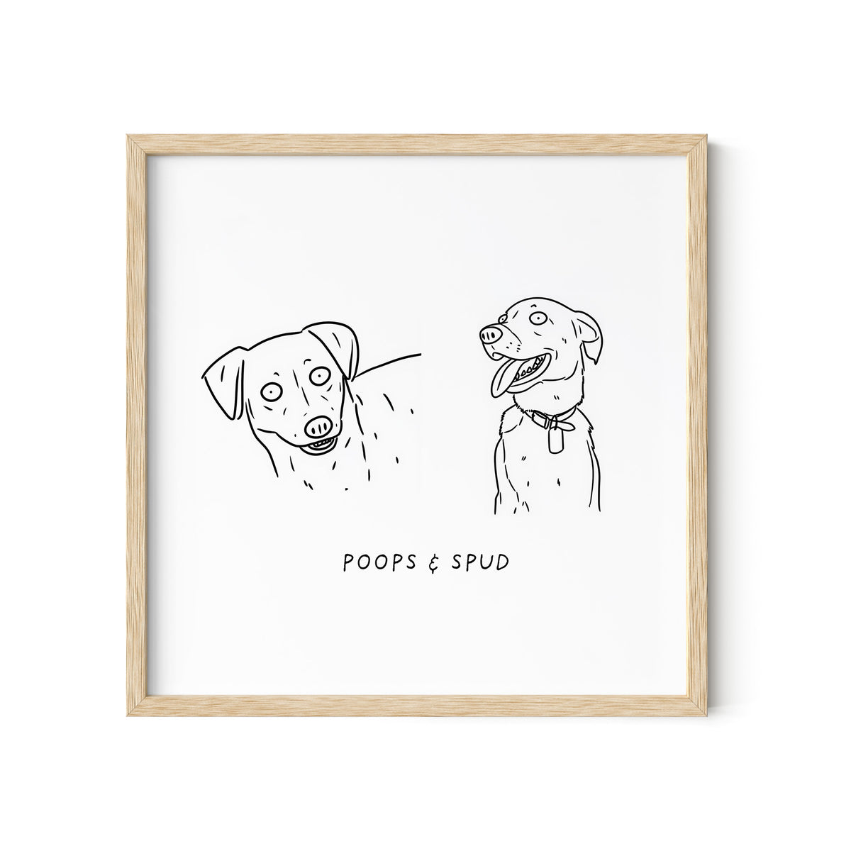 Ugly Pet Portrait Print