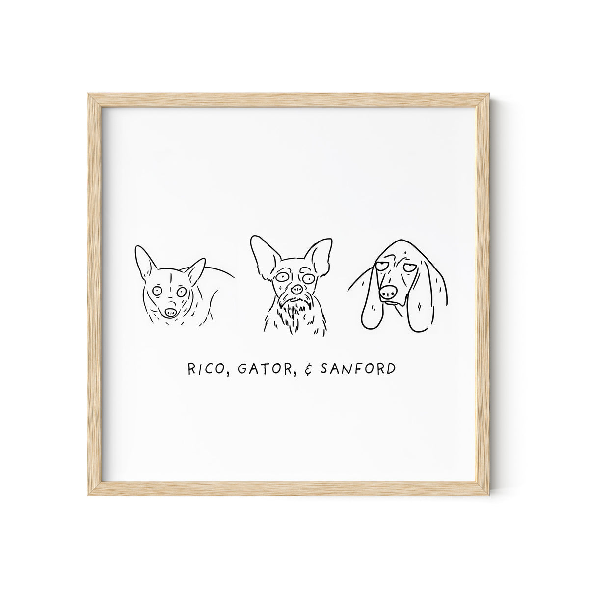 Ugly Pet Portrait Print