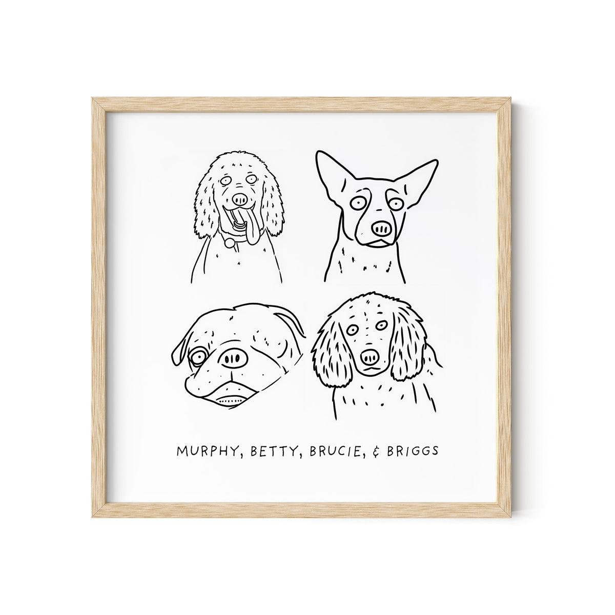 Ugly Pet Portrait Print