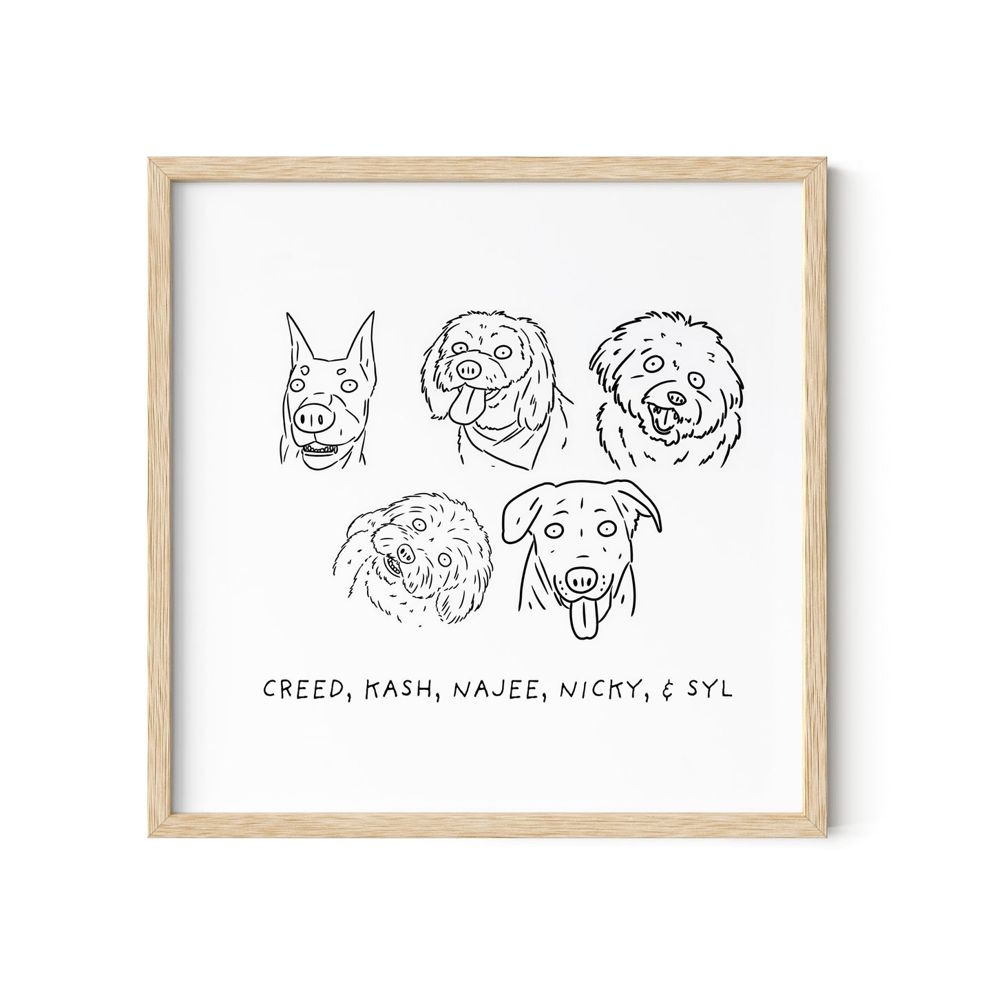 Ugly Pet Portrait Print
