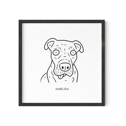 Ugly Pet Portrait Print