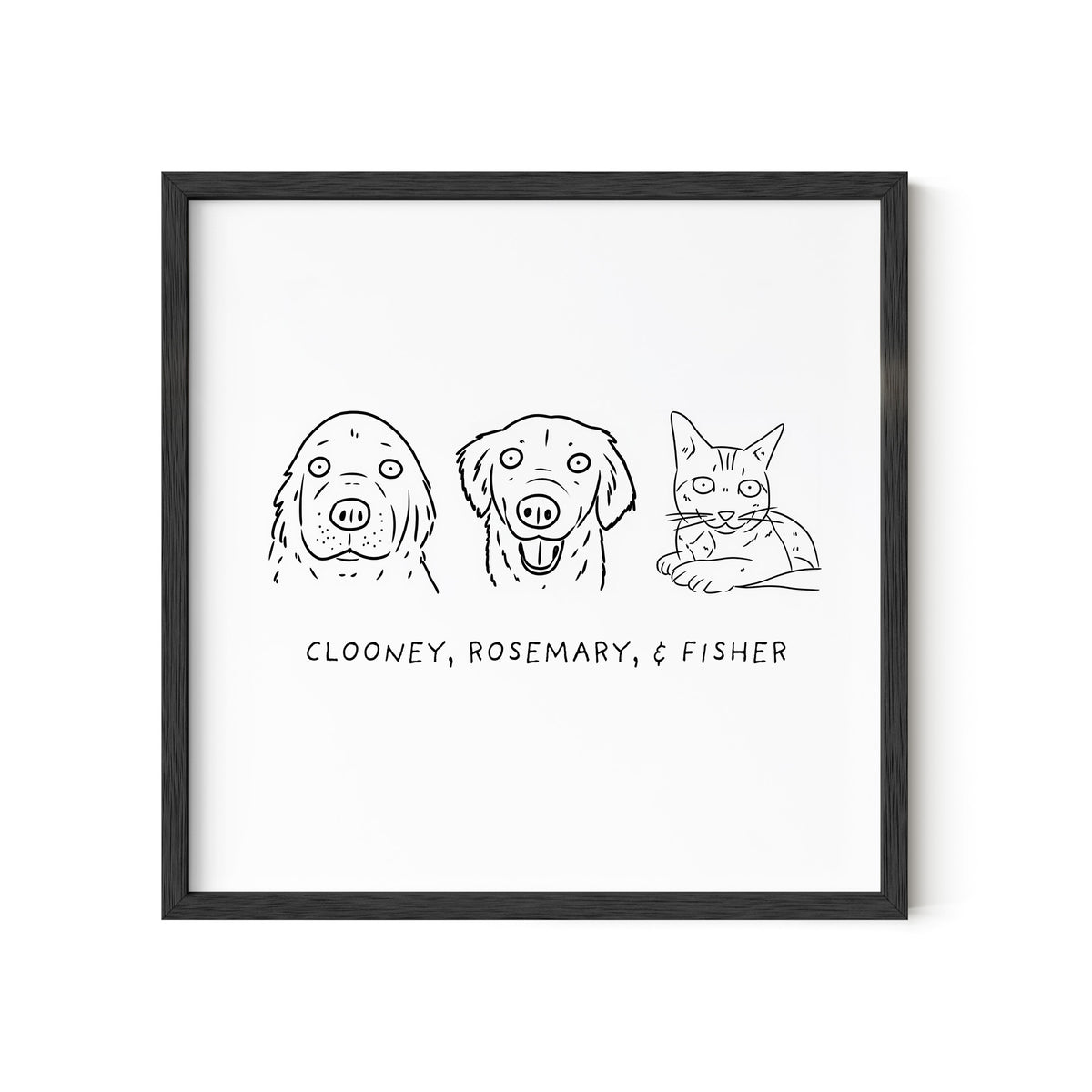 Ugly Pet Portrait Print