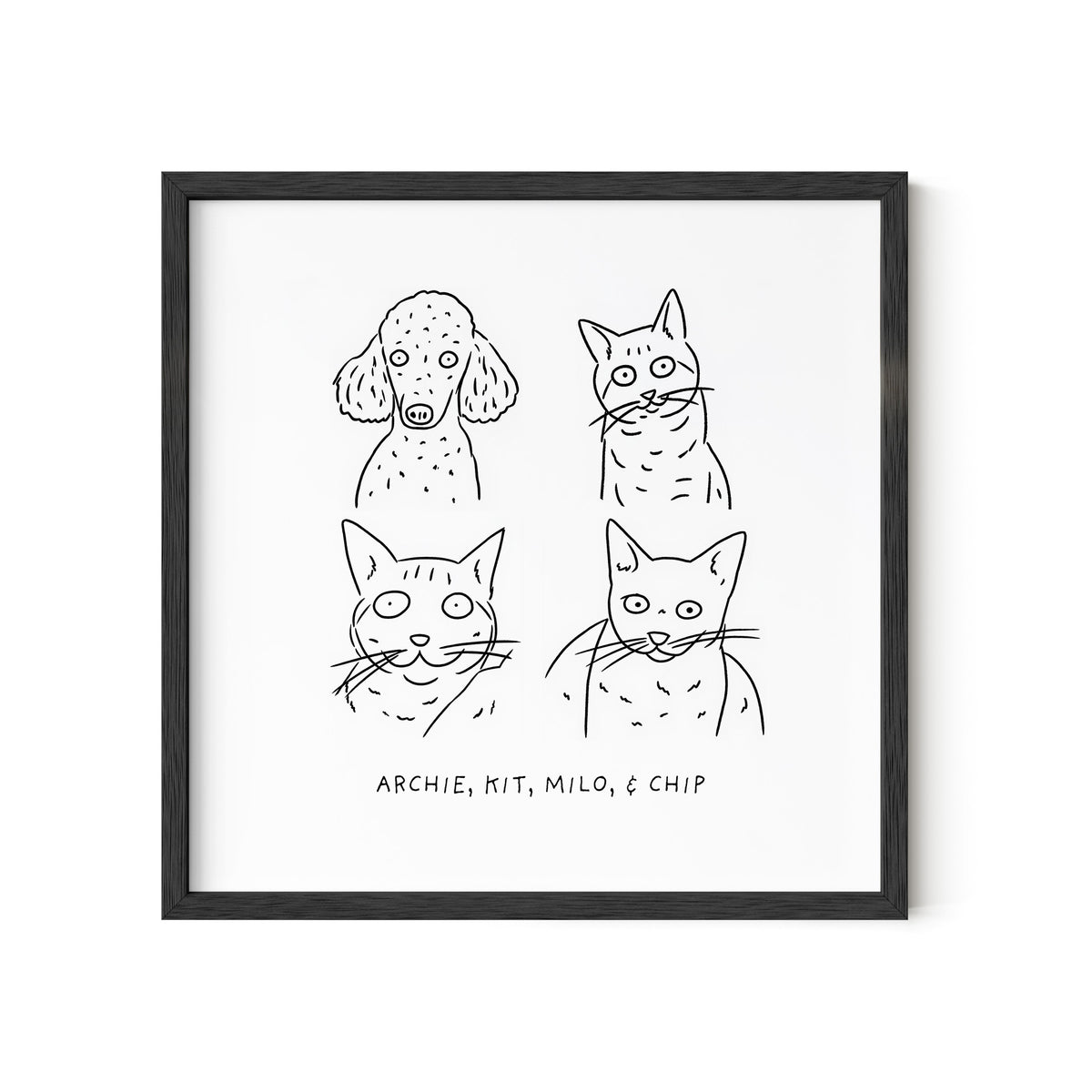 Ugly Pet Portrait Print