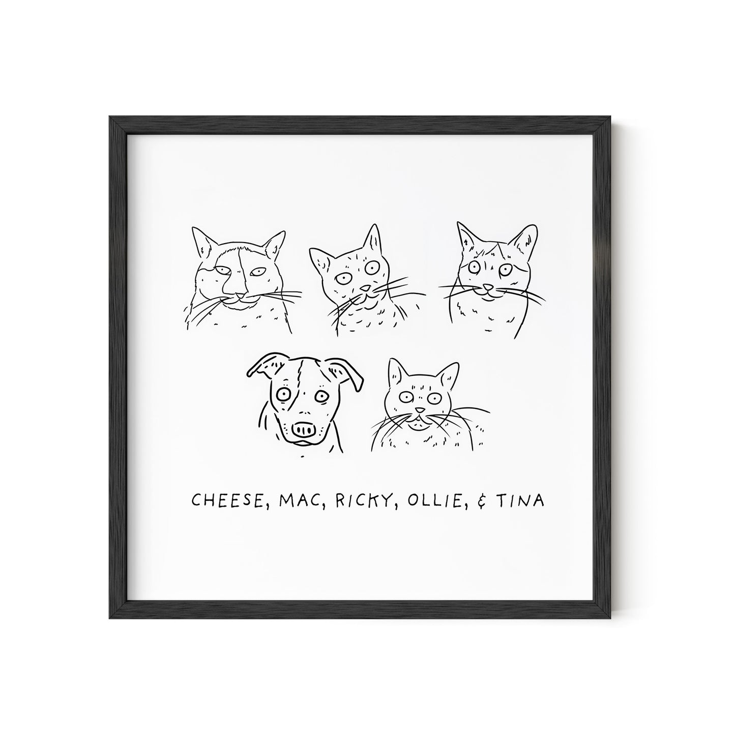 Ugly Pet Portrait Print