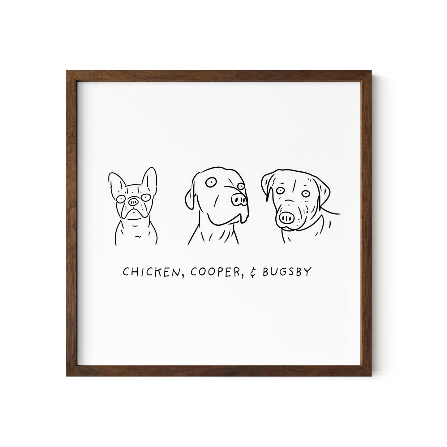 Ugly Pet Portrait Print
