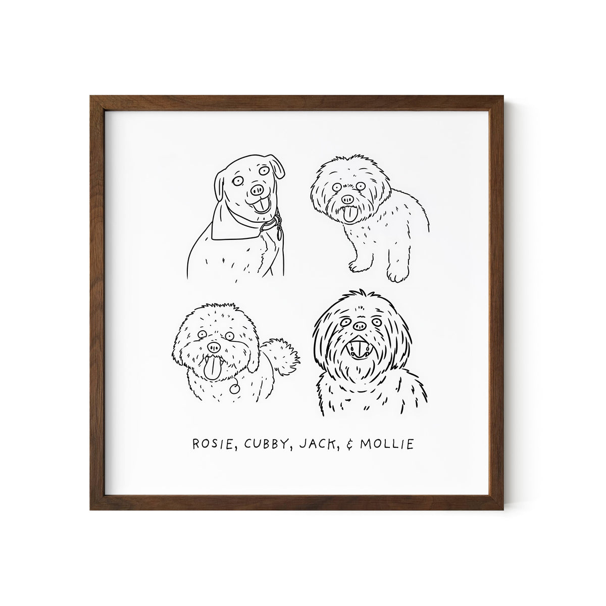 Ugly Pet Portrait Print