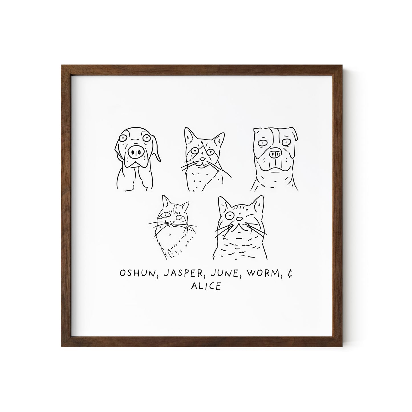 Ugly Pet Portrait Print