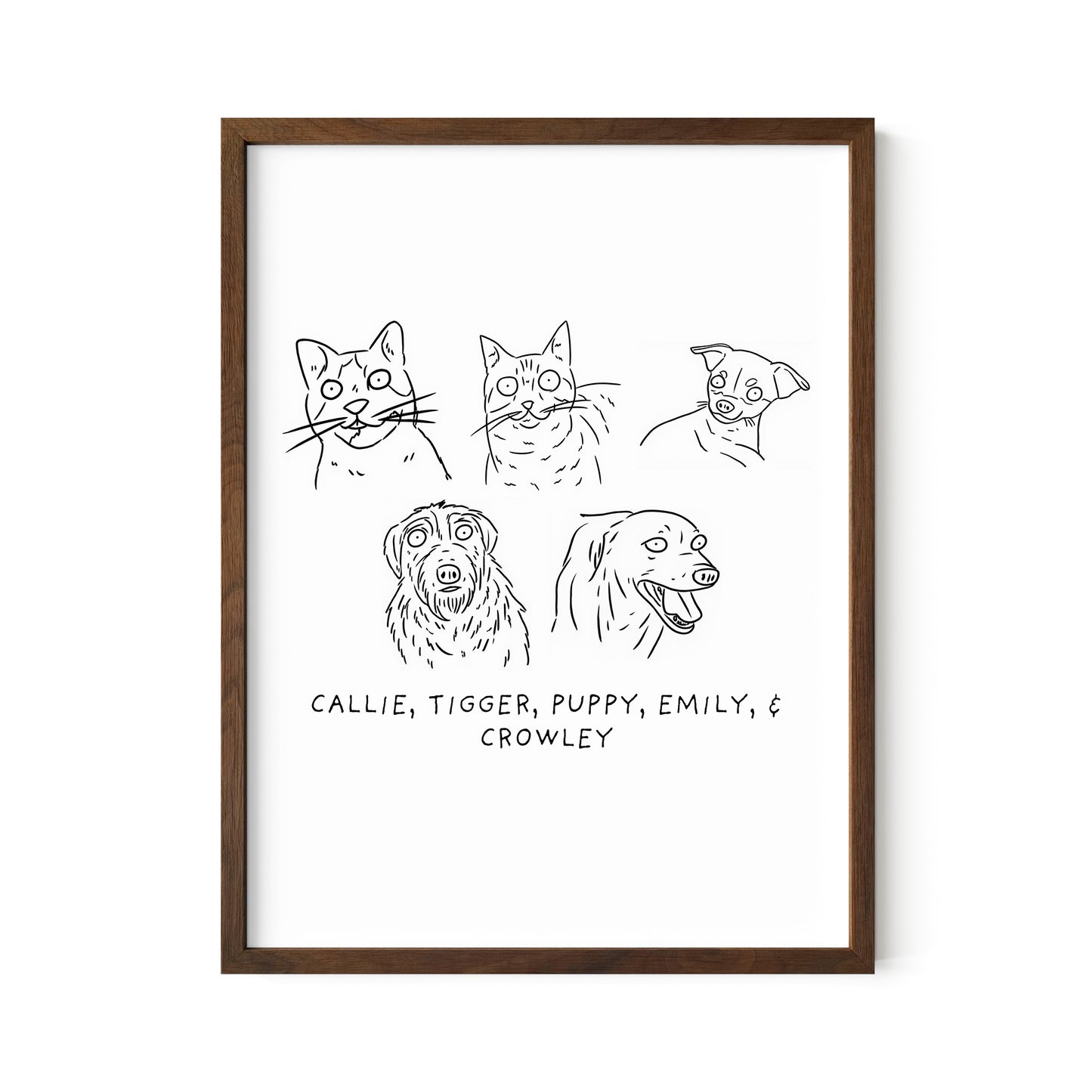 Ugly Pet Portrait Print