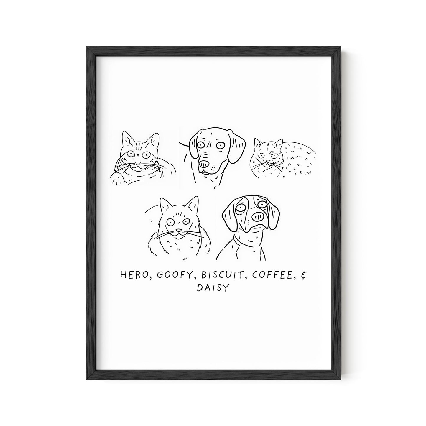 Ugly Pet Portrait Print