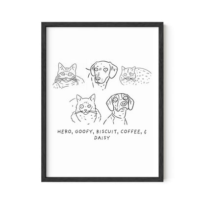 Ugly Pet Portrait Print