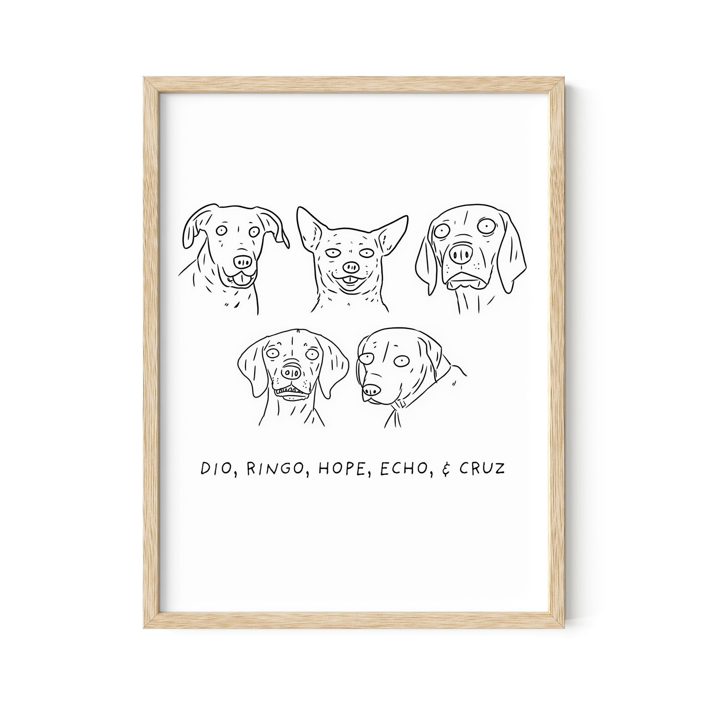 Ugly Pet Portrait Print