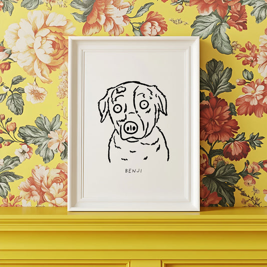 Ugly Pet Portrait Print