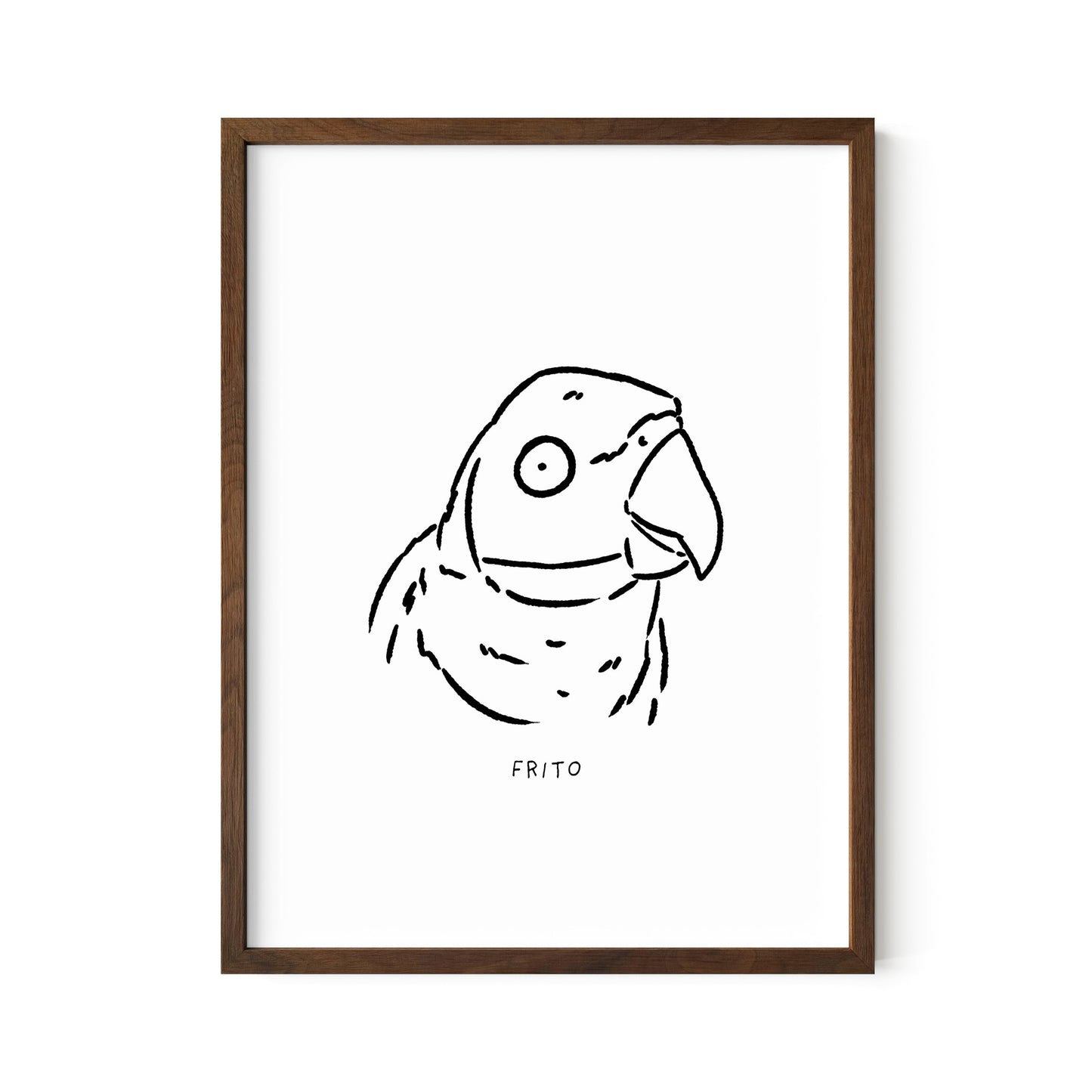 Ugly Pet Portrait Print