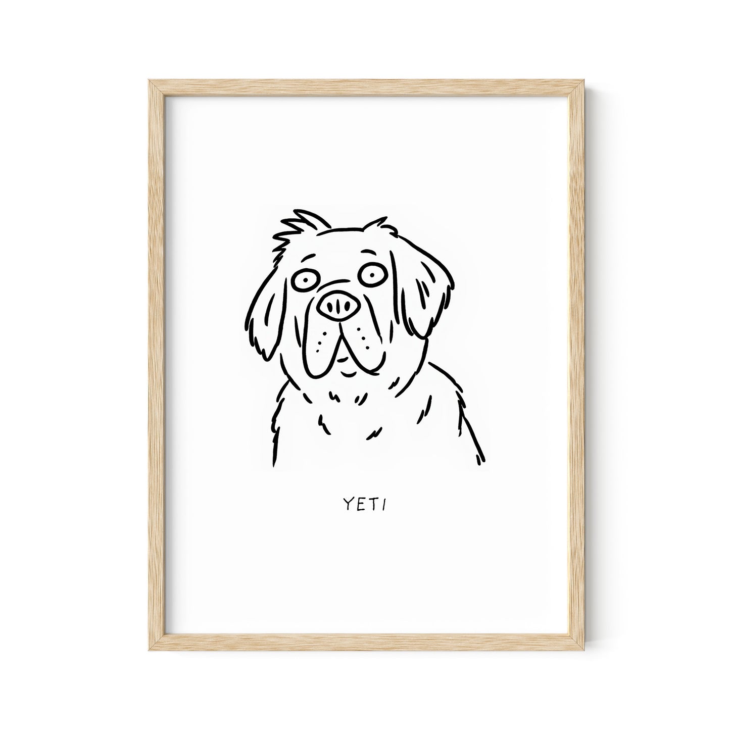 Ugly Pet Portrait Print