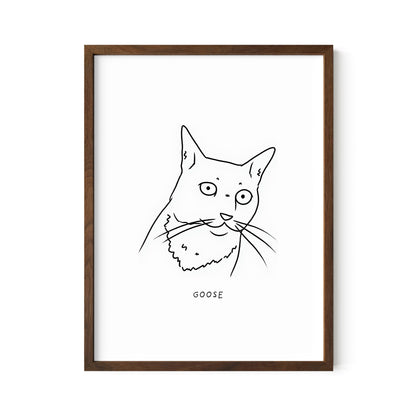 Ugly Pet Portrait Print