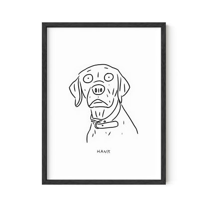 Ugly Pet Portrait Print