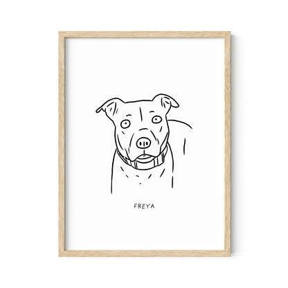 Ugly Pet Portrait Print