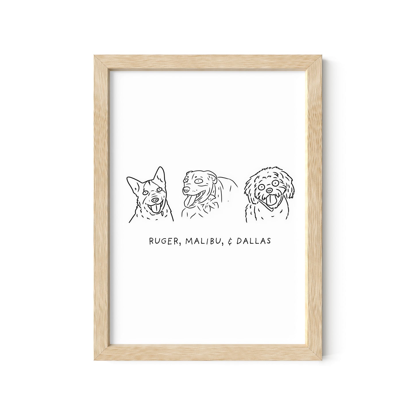 Ugly Pet Portrait Print