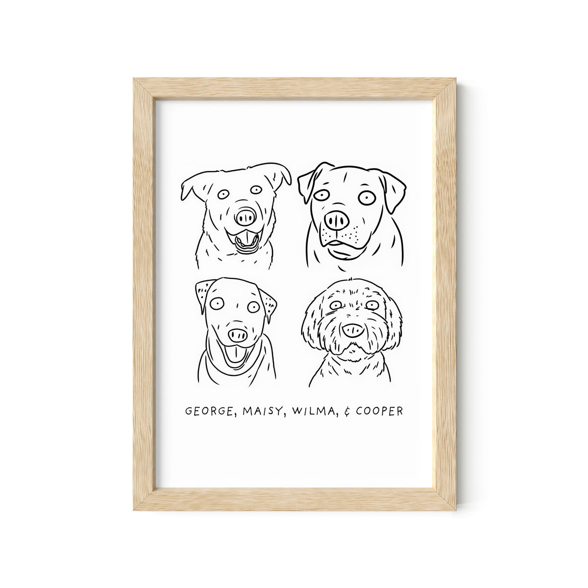 Ugly Pet Portrait Print