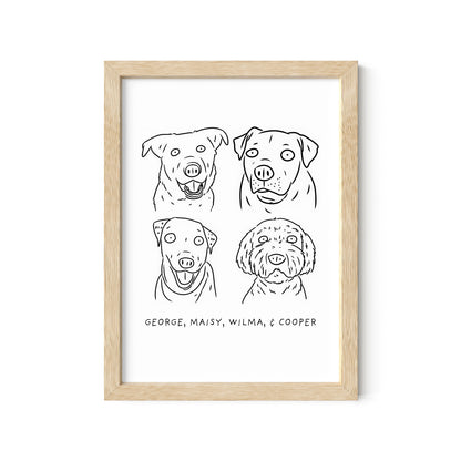 Ugly Pet Portrait Print