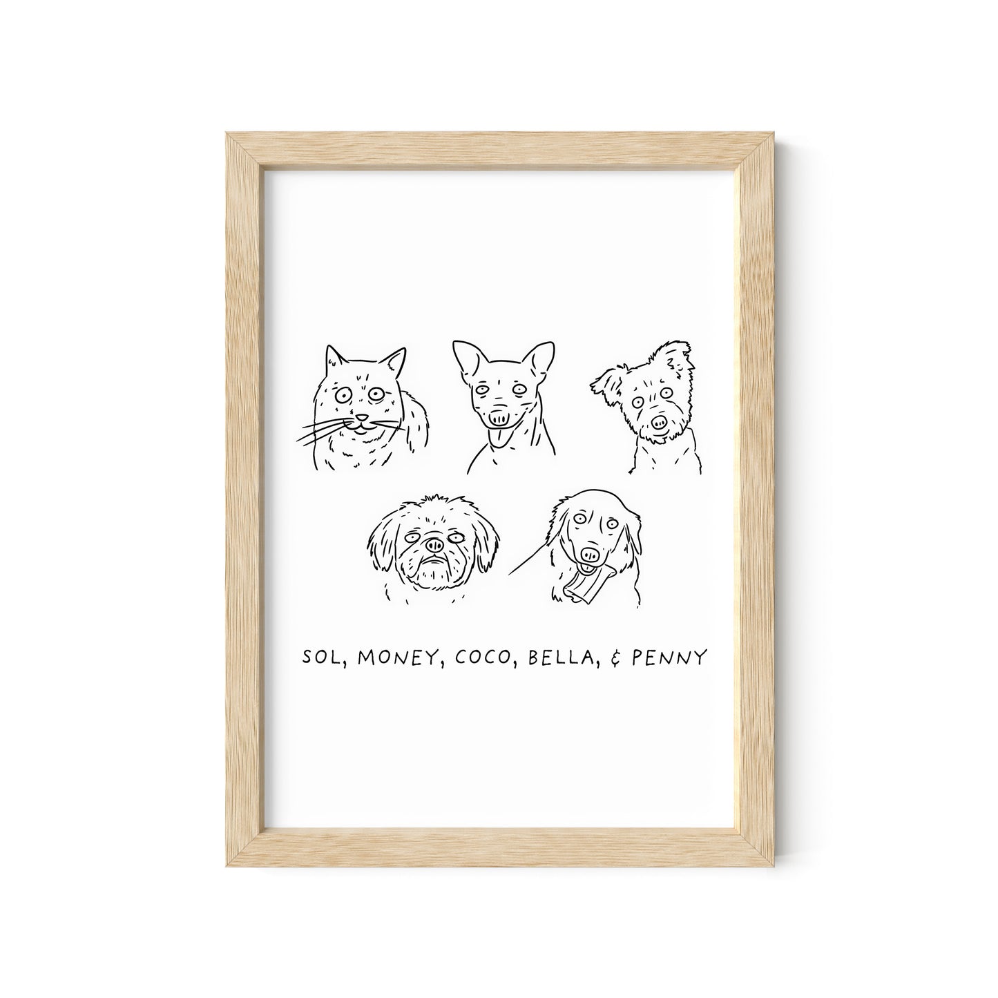 Ugly Pet Portrait Print