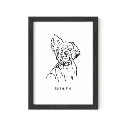Ugly Pet Portrait Print
