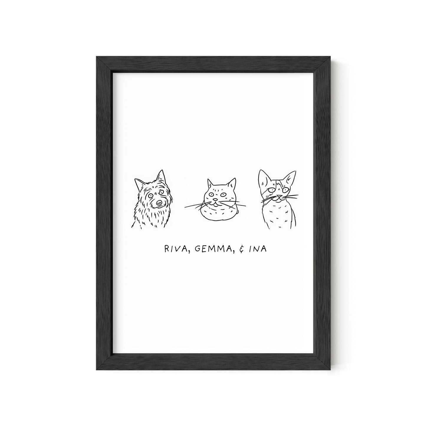 Ugly Pet Portrait Print