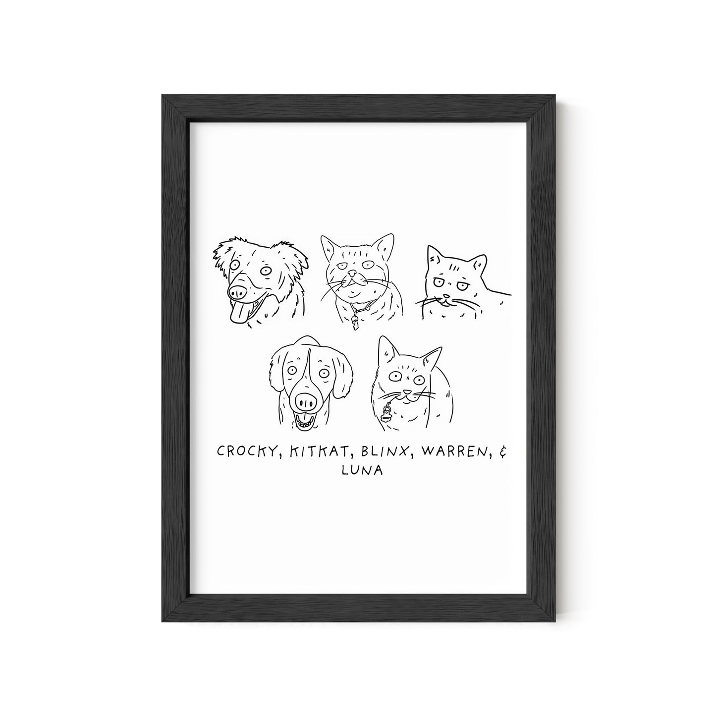 Ugly Pet Portrait Print