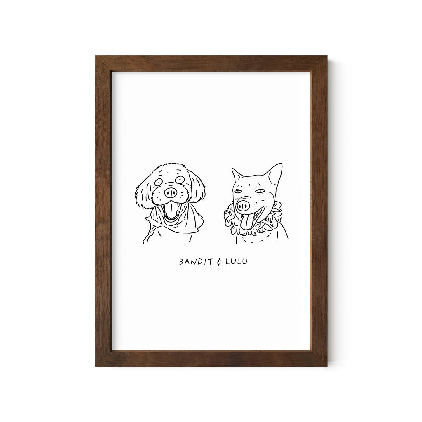 Ugly Pet Portrait Print