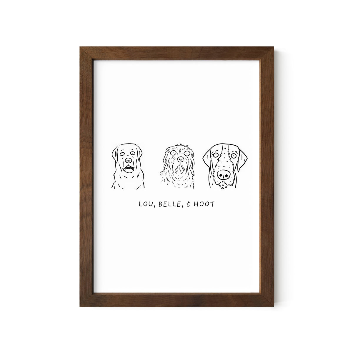 Ugly Pet Portrait Print