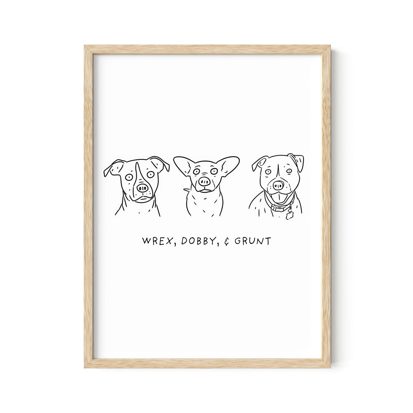 Ugly Pet Portrait Print